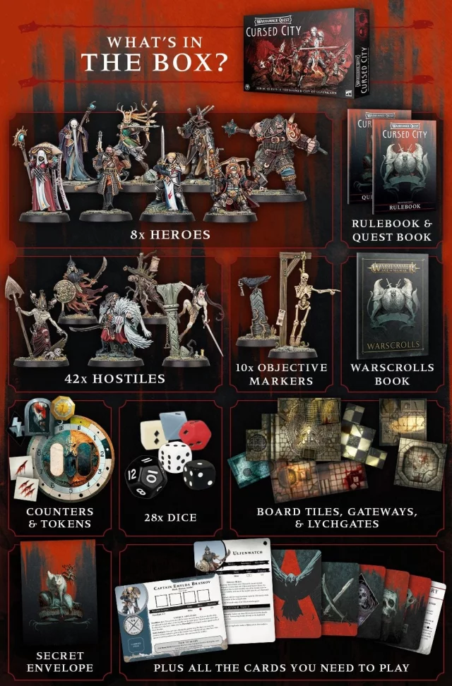Brettspiel Warhammer Quest: Cursed City - Warhammer Brettspiele