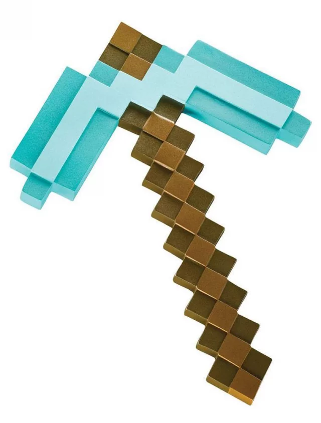 Vorteilhaftes Set Minecraft Weapon - Diamond Pickaxe, Enchanted Sword - Replik Waffe