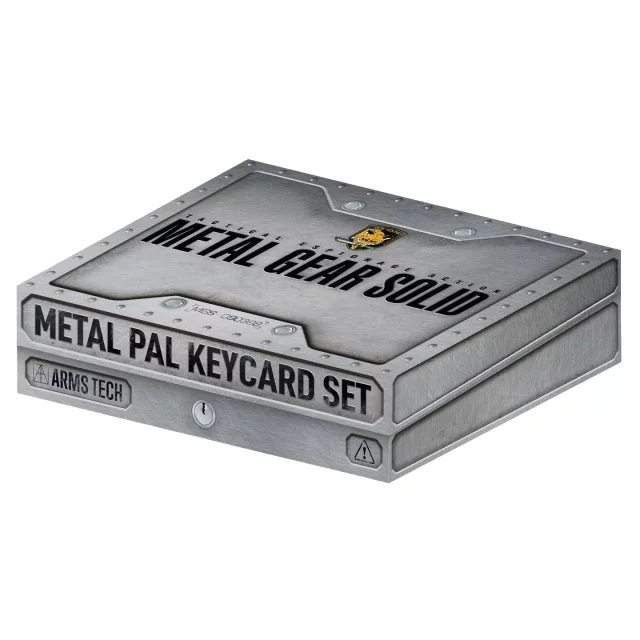 Sammlerplakette Metal Gear Solid - PAL Key Cards Limited Edition (3 Stück) - Replik Waffe