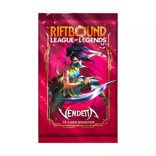 Kartenspiel Riftbound TCG - Vendetta - Booster (14 Karten) (ENGLISCHE VERSION) - League of Legends