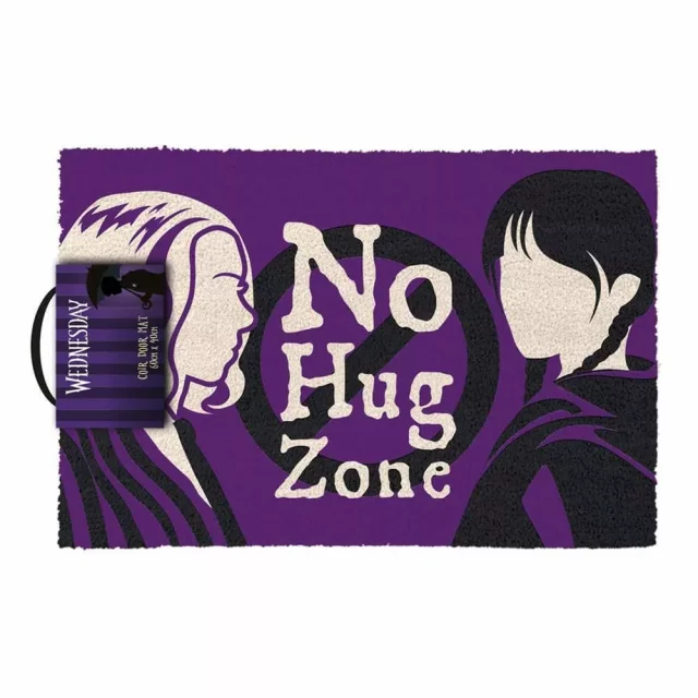 Fußmatte Wednesday - No Hug Zone - The Addams Family