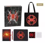 Geschenkset Marvel - Spider-Man (Tasche, Notizbuch, Mauspad, Notizblock, Sticker) - Anstecker