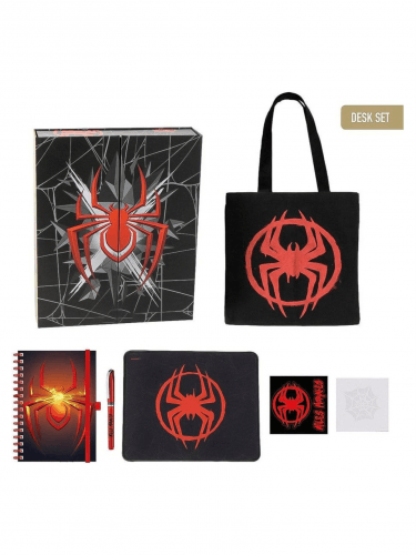 Geschenkset Marvel - Spider-Man (Tasche, Notizbuch, Mauspad, Notizblock, Sticker)