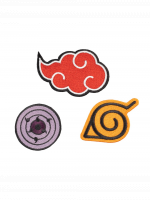 Aufnäher Naruto Shippuden - Symbols (3 Stk.)