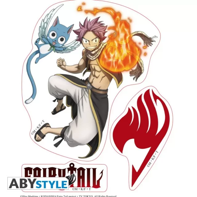 Aufkleber Fairy Tail - Natsu & Lucy - Aufkleber