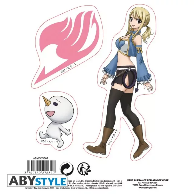 Aufkleber Fairy Tail - Natsu & Lucy - Anime