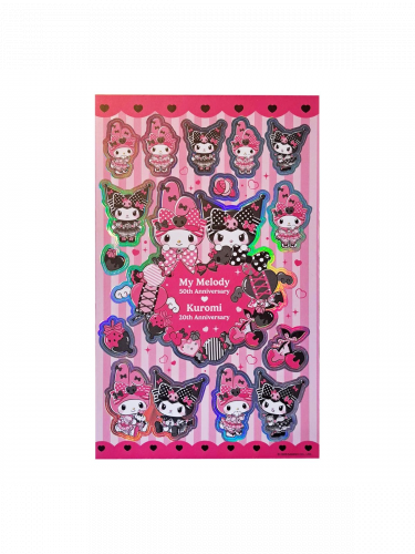 Sticker Sanrio - Kuromi & My Melody