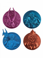 Satz von Sammlermedaillons Magic the Gathering - Planeswalkers Medallion Collection (4 Stck)