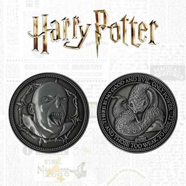 Sammlermünze Harry Potter - Voldemort - Stück limitiert