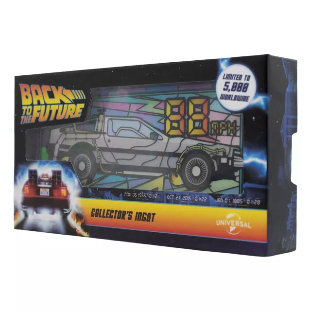 Sammlerplakette Back to The Future - Collector's Ingot Limited Edition - Stück limitiert