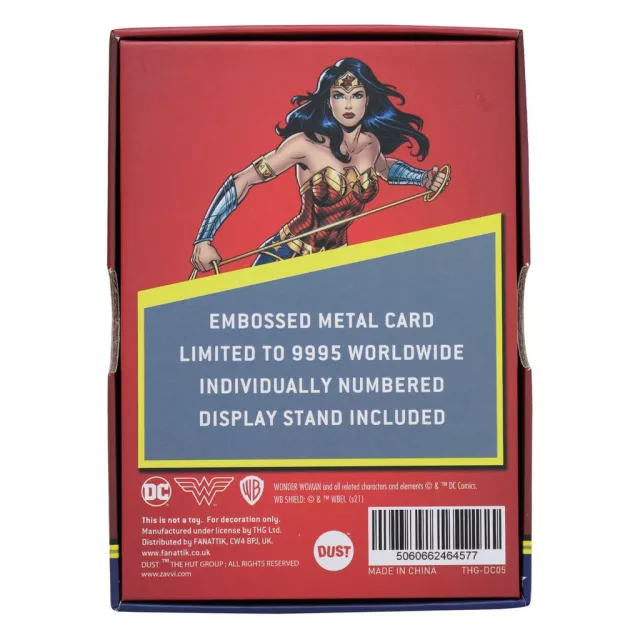 Sammlerplakette DC Comics - Wonder Woman - Stück limitiert