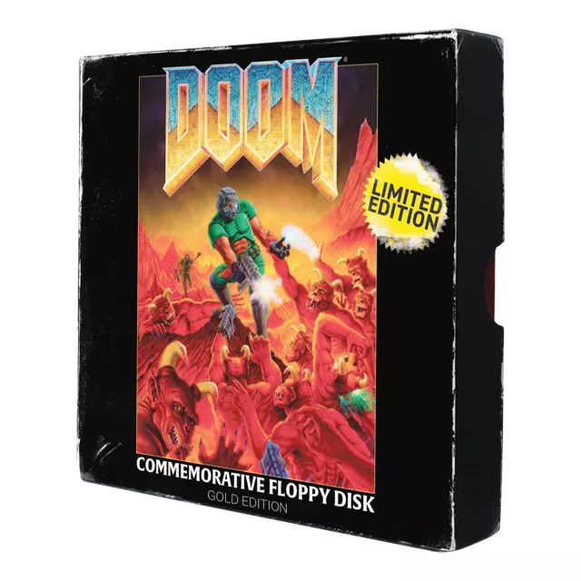 Sammler-Replik Doom - Commemorative Floppy Disk Limited Edition - plakette