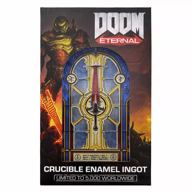 Sammlerplakette Doom - Crucible Sword Ingot - Stück limitiert