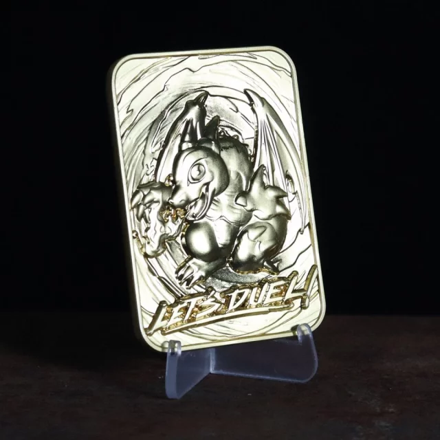 Sammlerplakette Yu-Gi-Oh! - Baby Dragon (vergoldet) - Münzen