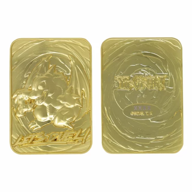 Sammlerplakette Yu-Gi-Oh! - Baby Dragon (vergoldet) - Stück limitiert