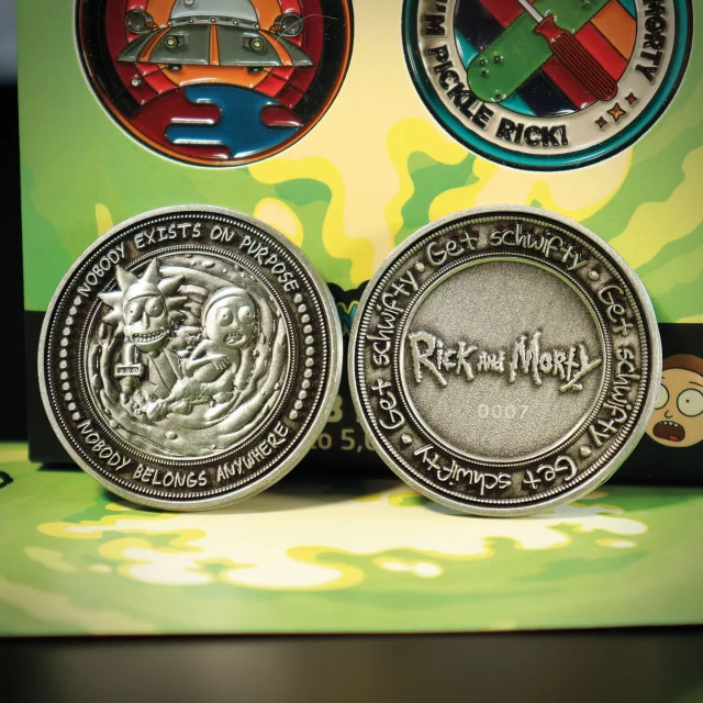 Sammlermünze Rick & Morty - Limited Edition - Stück limitiert