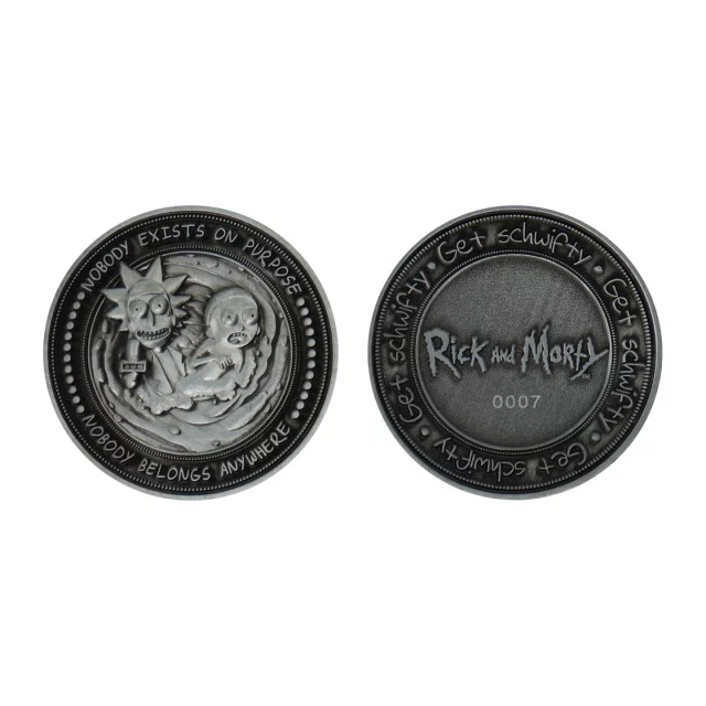Sammlermünze Rick & Morty - Limited Edition - Stück limitiert
