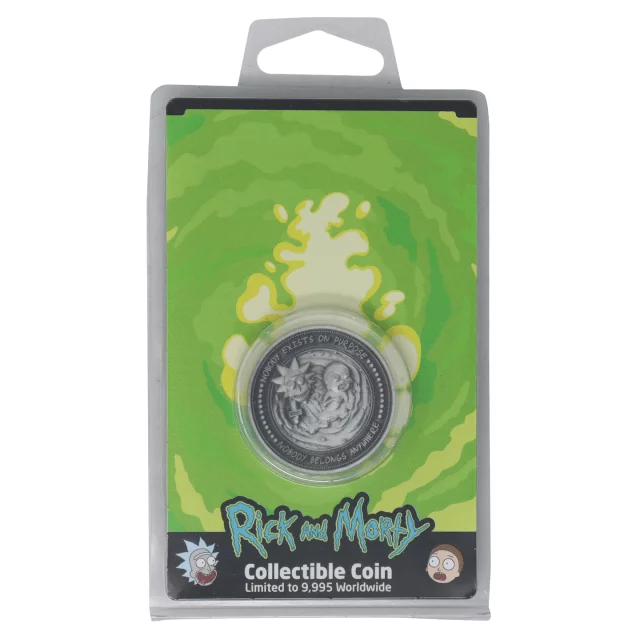 Sammlermünze Rick & Morty - Limited Edition - Stück limitiert