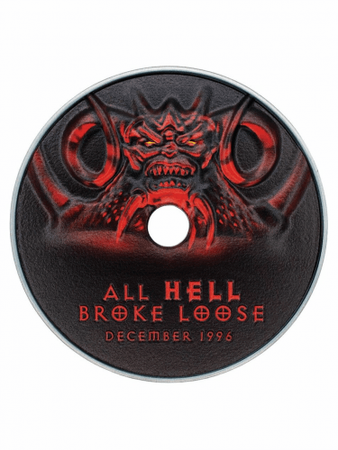 Metallreplik CD-ROM Diablo - All Hell Broke Loose (30th Anniversary)