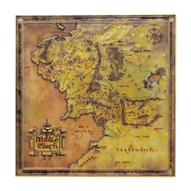 Metallreplik der Karte The Lord of the Rings - Limited Edition - Stück limitiert