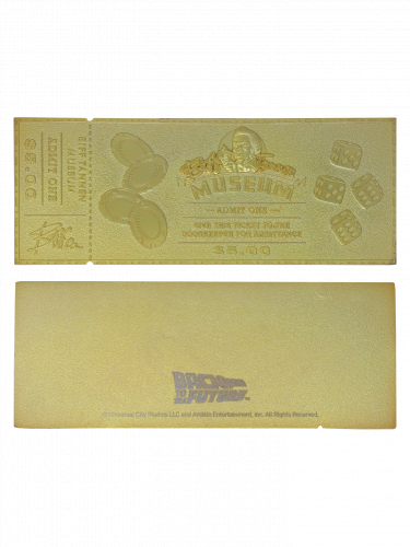 Replik Back to The Future - Biff Tannen Museum Ticket