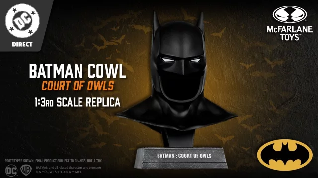 NEW DC Direct™ Batman (Court of Owls)™ 1/3rd Scale Cowl Replica | Action Figure Showcase