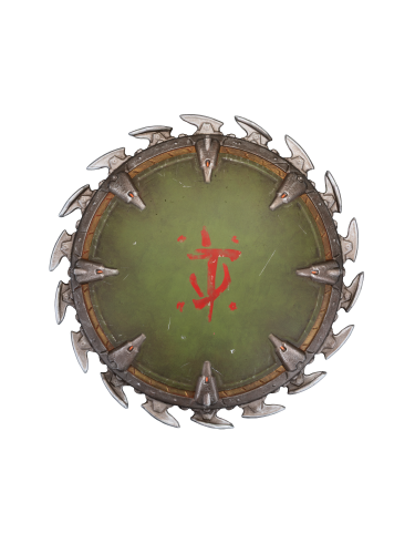 Replik DOOM: The Dark Ages - Wandplakette Shield Saw (Dark Horse)