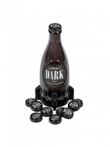 Replik Fallout - Nuka Cola Dark Glass with Caps