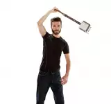 Replik der Waffe Marvel: Thor - Electronic Hammer Mjolnir - Comics