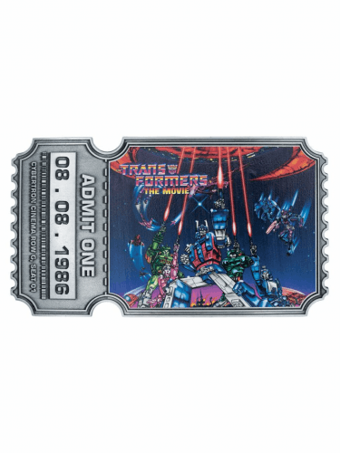 Sammler-Filmkarte Transformers - Admit One (40th Anniversary)