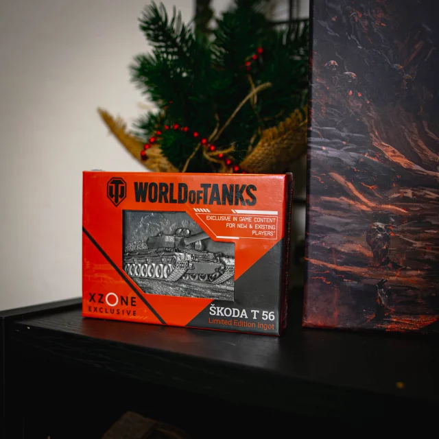 Sammlerplakette World of Tanks - Škoda T-56 (Xzone Exklusiv) - Stück limitiert