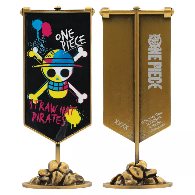 Sammler-Tischflagge One Piece - Straw Hat Pirates Limited Edition - Stück limitiert
