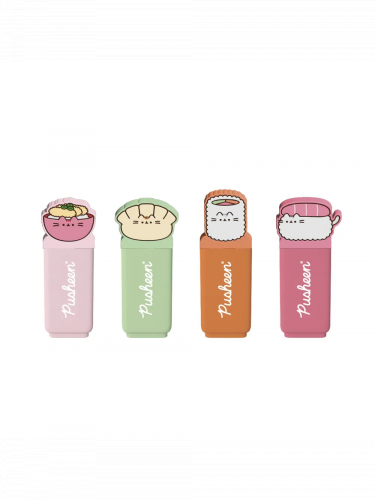 Textmarker Pusheen - Sushi Roll (4 Stk)