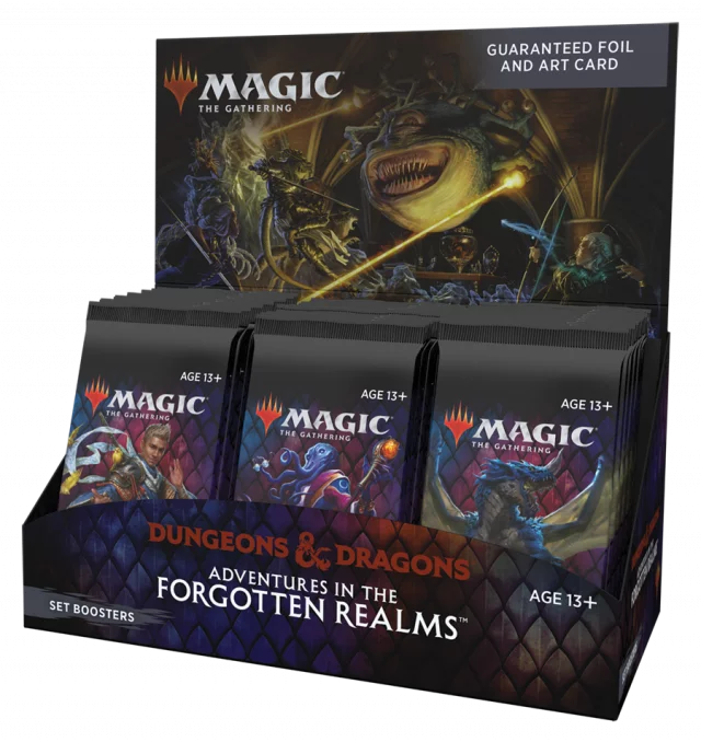 Karetní hra Magic: The Gathering Dungeons and Dragons: Adventures in the Forgotten Realms - Set Booster Box (30 Boosterů) (ENGLISCHE VERSION) - Magic The Gathering