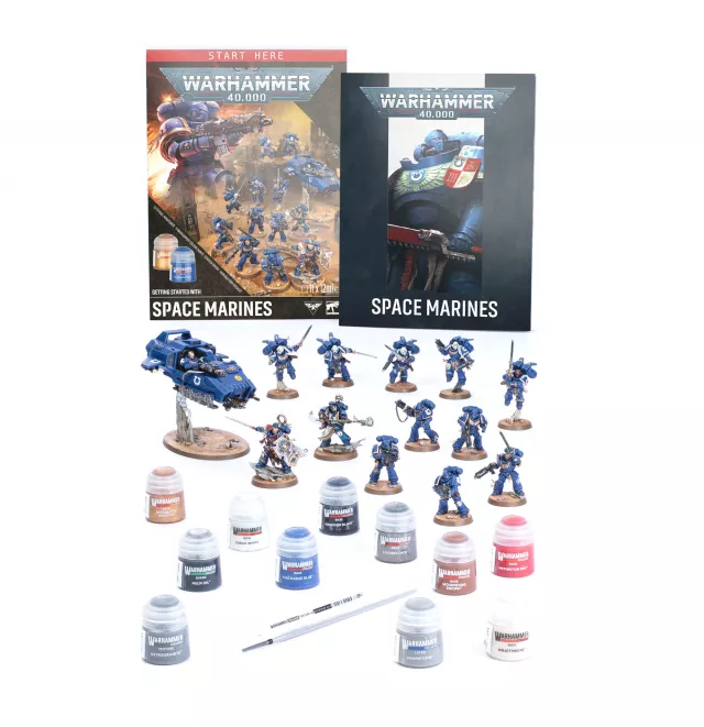 Warhammer 40,000 - Getting Started with Space Marines ENG - Brettspiel