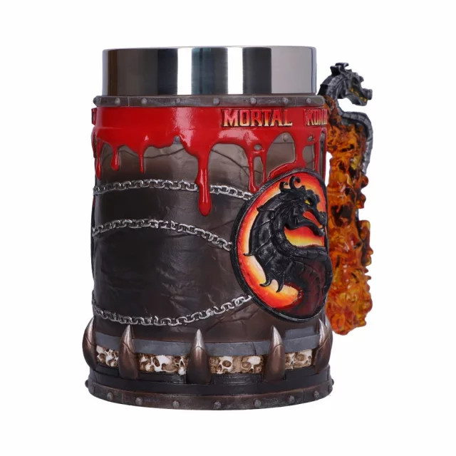 Korbel Mortal Kombat - Dragon Logo (Nemesis Now) (poškozený obal) - Gläser