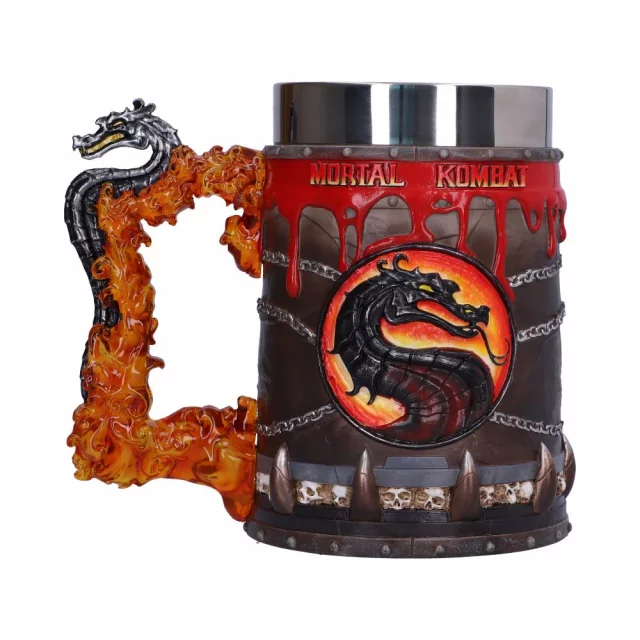 Korbel Mortal Kombat - Dragon Logo (Nemesis Now) (poškozený obal) - Tassen