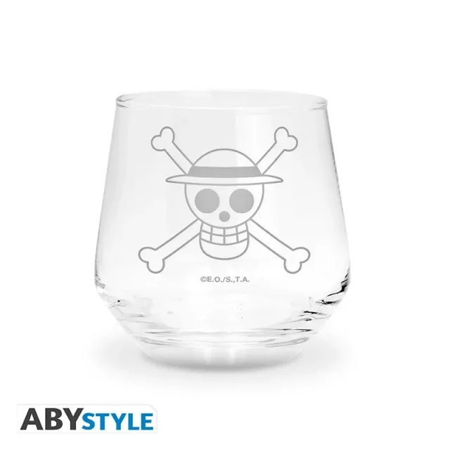 Glas One Piece - Luffy & Ace Glass Set (2 Stück) (beschädigte Verpackung) - Manga