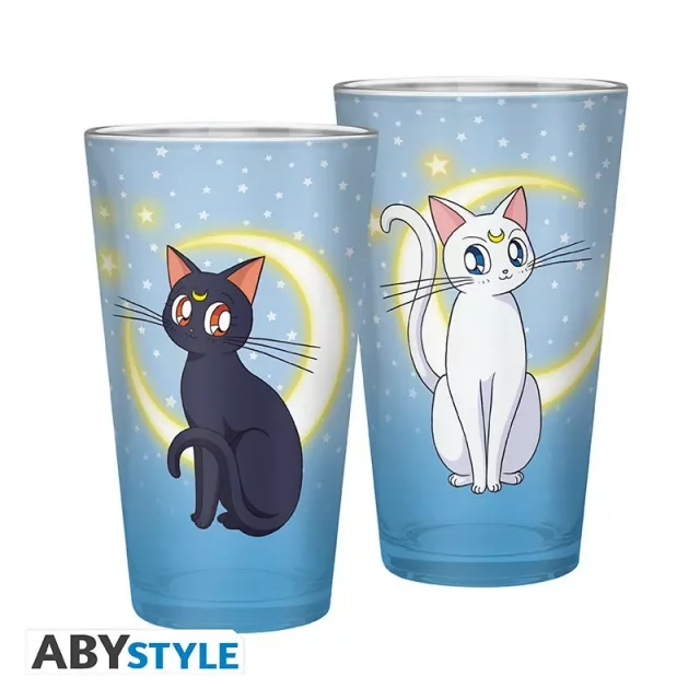 Glas Sailor Moon - Cats Luna & Artemis - Tassen