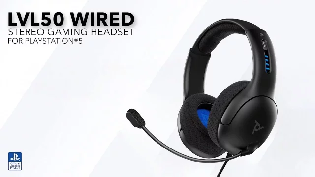 Level Up Your Game | LVL50 Wired Stereo Gaming Headset for PlayStation