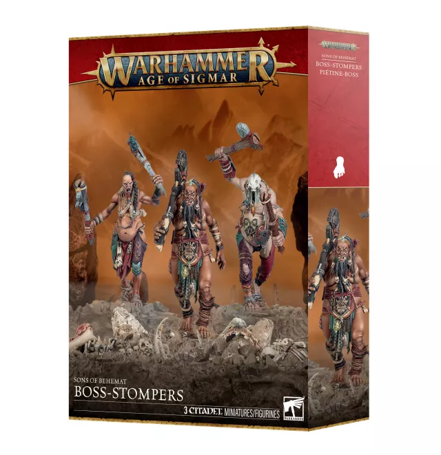 Warhammer Age of Sigmar: Sons of Behemat - Boss-Stompers (3 Figuren) - Brettspiel