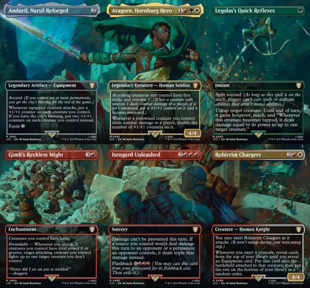 Kartenspiel Magic: The Gathering Universes Beyond - LotR: Tales of the Middle Earth - Aragorn at Helm's Deep Scene Box (ENGLISCHE VERSION) - Magic The Gathering