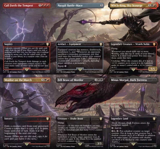Kartenspiel Magic: The Gathering Universes Beyond - LotR: Tales of the Middle Earth - Flight of the Witch King Scene Box (ENGLISCHE VERSION) - Magic The Gathering