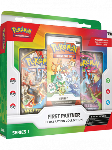Kartenspiel Pokémon TCG - First Partner Illustration Collection Series 1 (ENGLISCHE VERSION)