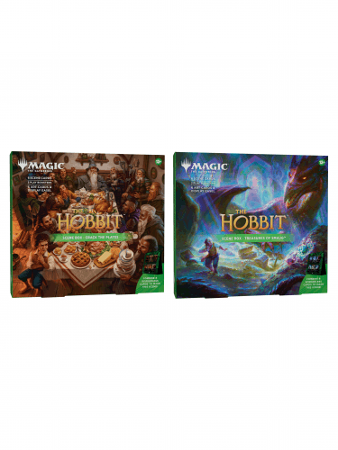 Vorteilhaftes Set Magic: the Gathering - The Hobbit - Scene Box - Treasures of Smaug + Crack the Plates