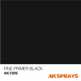 AK Fine Primer Black Spray - Grundfarbe, schwarz (Spray) - Brettspiel