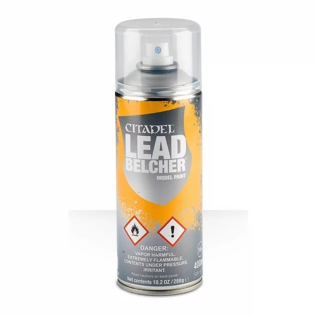 Sprühfarbe Citadel Leadbelcher - Grundfarbe, Silber (Spray) - Brettspiel