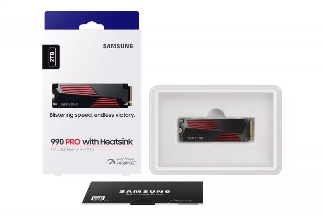 SSD für PlayStation 5 - Samsung SSD 990 PRO 2TB mit Kühler - Zubehör