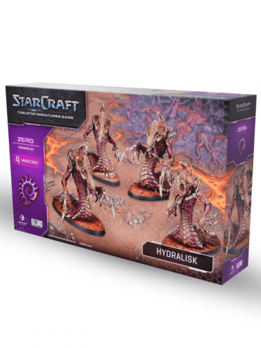 Brettspiel StarCraft - Tabletop Miniature Game - Hydralisk - Expansion Set (4 Figuren)