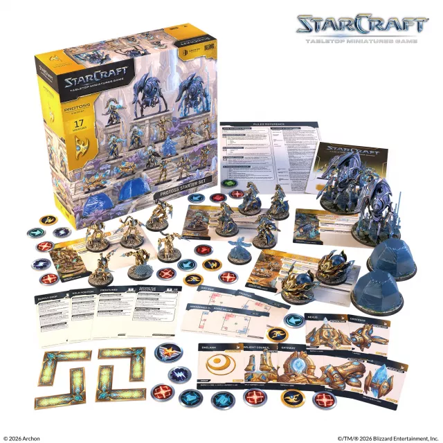 Figurenspiel StarCraft - Tabletop Miniature Game - Protoss Starter Set - Tabletop-Wargame